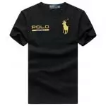 ralph lauren classic-fit embroidered pony t-shirt gold pony black